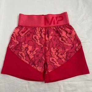 Pink Camo Workout Shorts